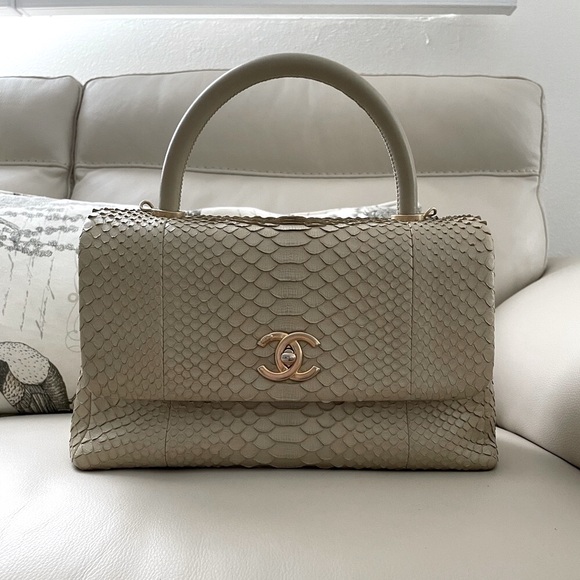 Chanel coco handle snakeskin Clearance